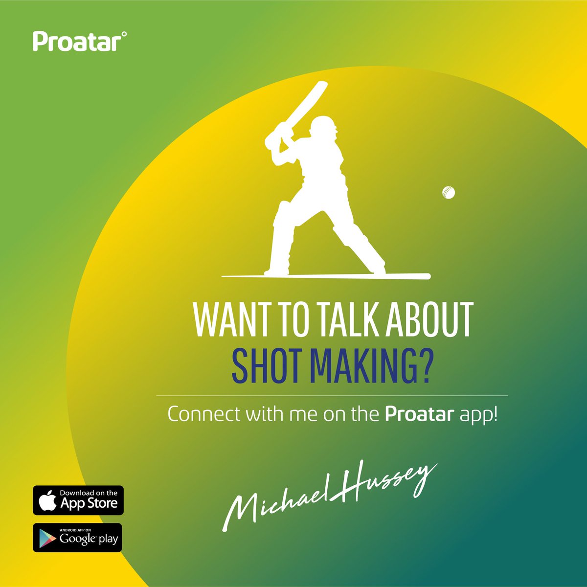 mhussey393's tweet photo. I'll be fielding all your batting related questions on the @Proatar app. Connect with me now: https://t.co/3P0jr1TJGn
#Cricket #CricketCoaching #GetTheElites #BeProatar #RaiseYourGame https://t.co/e5Z8YfFOO0