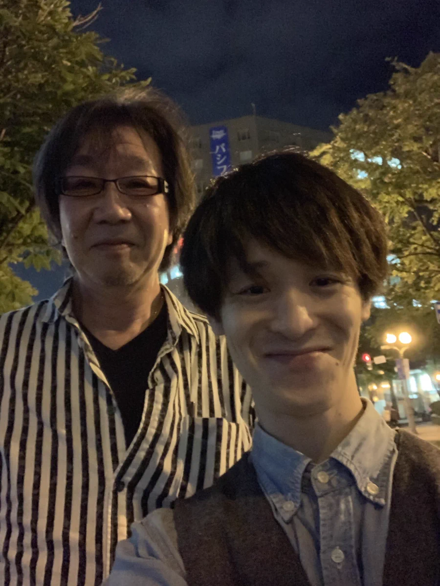 路上ライブやってたら・レイニーブルー作詞した大木誠が聞いてくれていた!!!!!!!!!