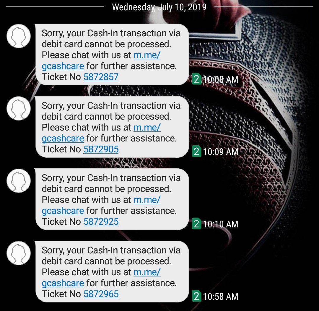 jeffynition's tweet photo. @gcashofficial please fix this. I was transferring from my Amore prepaid card to Gcash. The amount has been deducted from my Amore account but it has not reflected on my Gcash. I also received an sms advising transaction was not successful. Where's my P16k now? 😠 https://t.co/V7ctHIHYOD