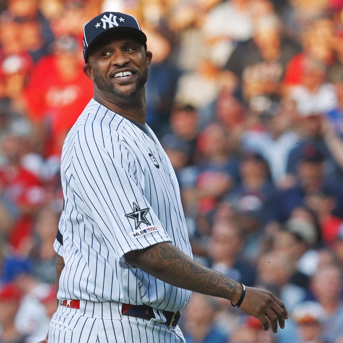 Yankees's tweet photo. Tanaka gets the win.
Chapman gets the save.
CC goes out there and just is CC.

#PinstripePride #AllStarGame #LegaCCy https://t.co/xfqjGqgKJT