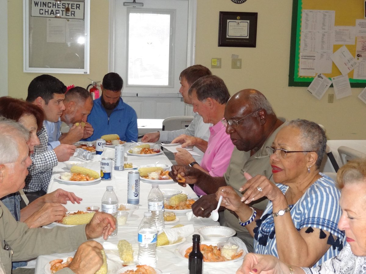 WincVaRotary's tweet photo. SHRIMP and CAMARADERIE! That's what Rotary is all about! Ok, maybe not shrimp but definitely camaraderie. If our 2019 Shrimp Feed appeals to you as much as giving back to your community, we urge you you to visit our website and talk to one of our members. https://t.co/A8SLjBMh8t https://t.co/xHdZD7c3TP