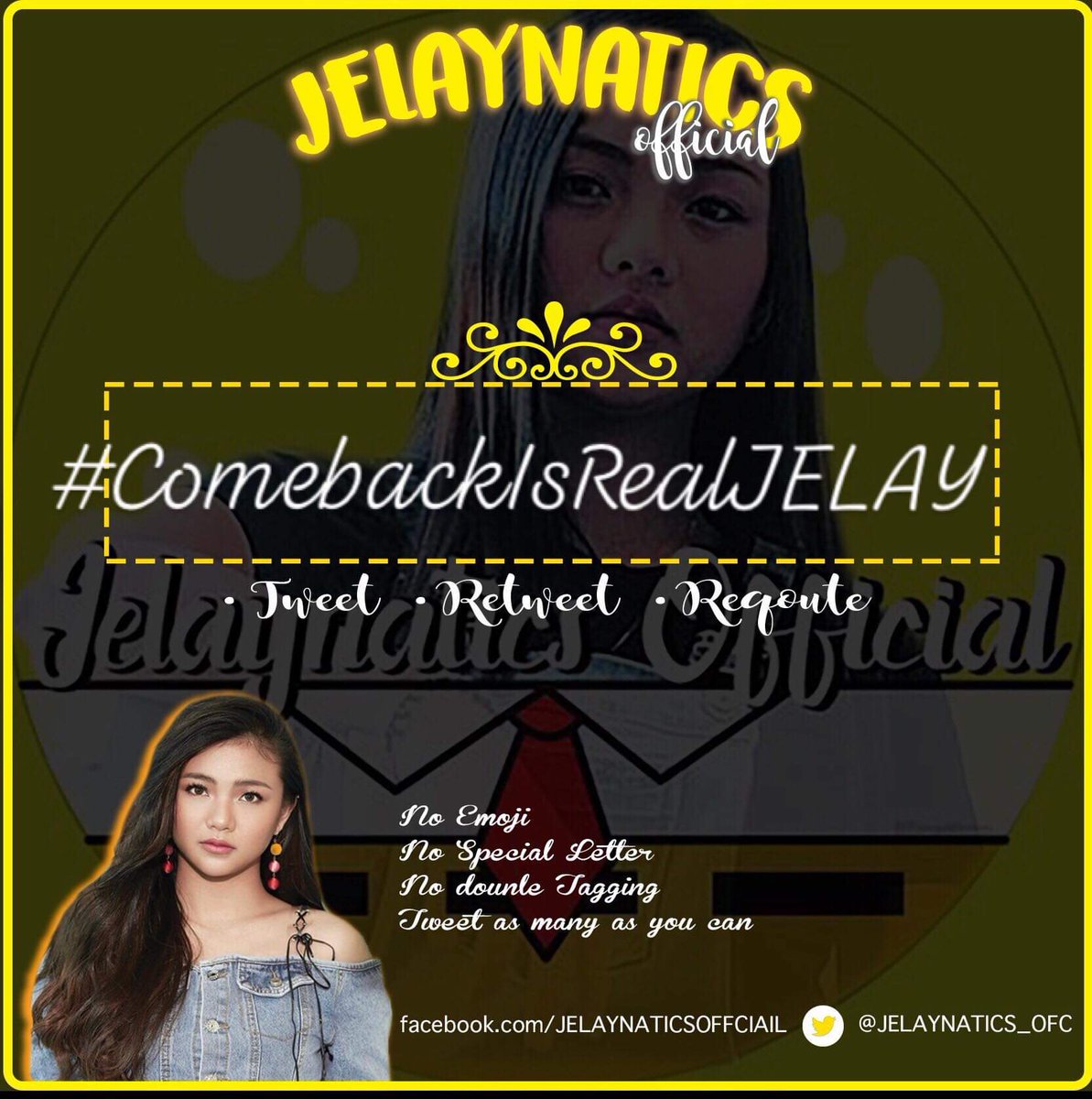 JelayTrends's tweet photo. Welcome back to BnK JELAY.

Twitter Party na ulit mga ka-solids and shippers. Tara  Tweet and Retweet na! @JELAYPILONES08 

#ComebackIsRealJELAY https://t.co/NJZsby8NCQ