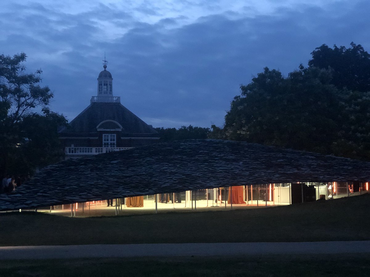 RubenCharlotte's tweet photo. Serpentine Gallery opening in Hyde Park! Amazing design by https://t.co/HfzvAz4CPK. Impressive construction by @AECOM https://t.co/ppl3wiWuOq https://t.co/HMlDPWqG4M