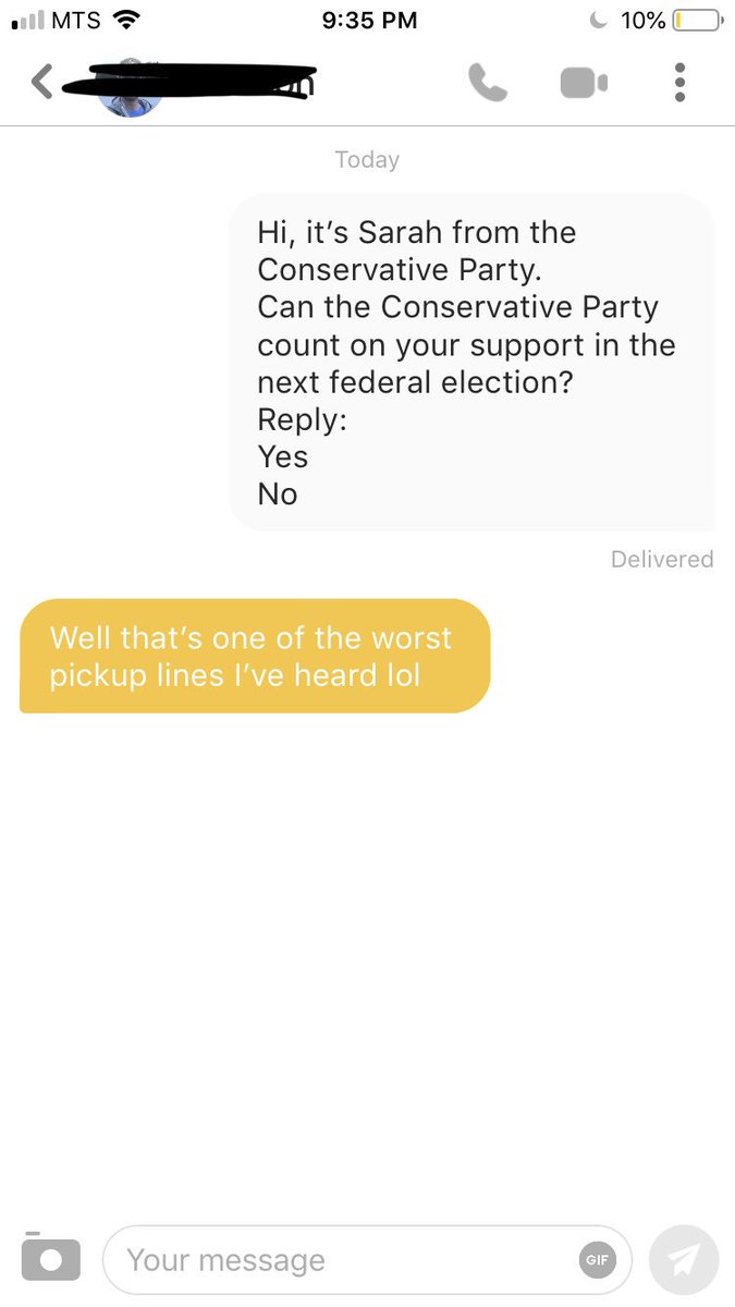 realsarahlondon's tweet photo. spent the night pretending to be Sarah from the Conservative Party on Bumble! got me blocked from the app but i had lots of fun!!!! https://t.co/d94fZUZ4bW
