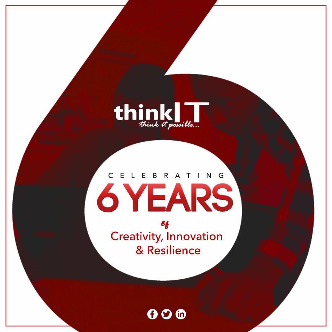 Today we <a href="/thinkitlimited/">thinkIT</a> are happy to be celebrating 6 years of #creativity, #innovation and #resilience #thinkITat6