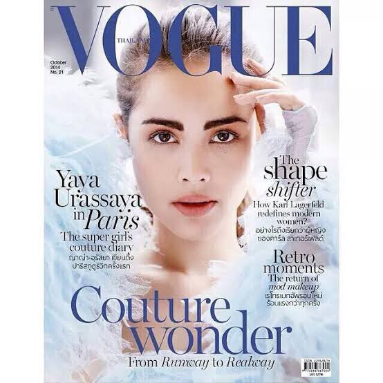 awayfromus1's tweet photo. ญาญ่า อุรัสยา ใน @voguemagazine https://t.co/sNDzyhuBGJ