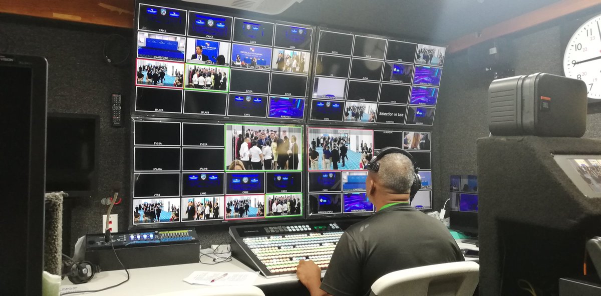 Ribeyro_'s tweet photo. Producción para televisión de la toma de posesión presidencial de Nito Cortizo  #tvproduction https://t.co/zfPWWojLSc