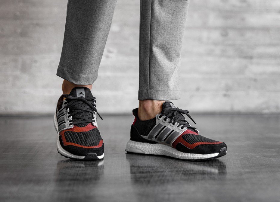 adidas ultra boost s&l black grey power red