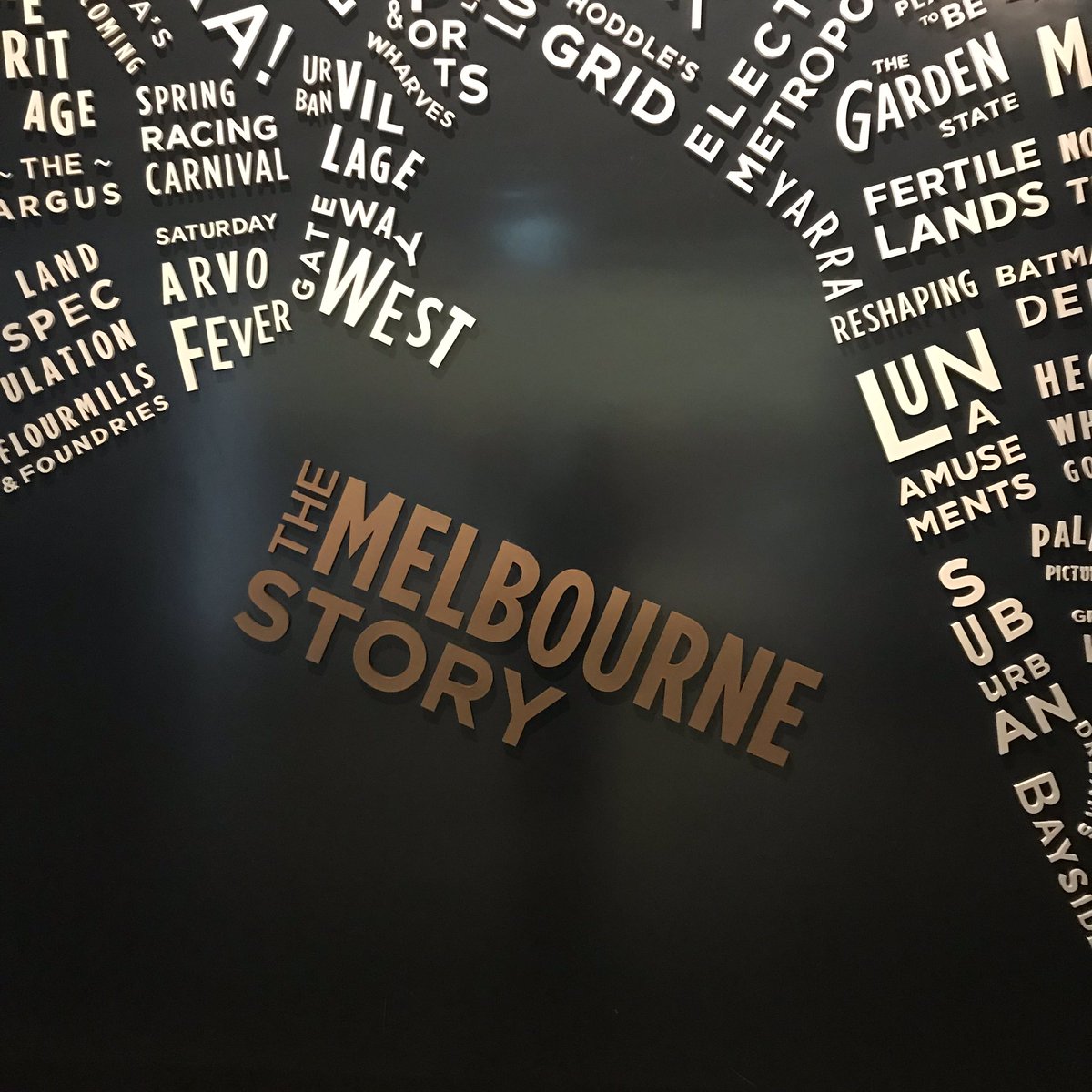 ToniJolic's tweet photo. Reminiscing at the Melbourne Museum... Still proudly standing... The Melbourne Story #melbournemuseum #themelbournestory #antoniatonijolic #exhibitiondesign https://t.co/sRFk6PQ11b