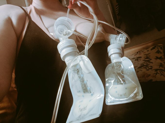 Anyone lovely want to gift me this super sweet breasts pump??  https://t.co/YcqLNNNhMQ  💕🥛💕 Mama can't<a href="/tag/askfirst"class="tags"><span>#askfirst</span></a>