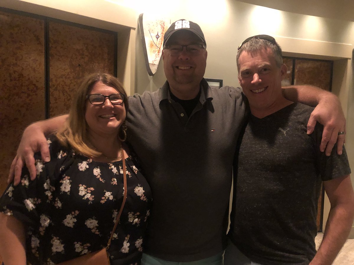 GeekyAllison's tweet photo. Itβs always a good time with these 2! Code buddies for life! #mainerules #wickedawesometime #csta2019 @SeanWasson @ajrogman https://t.co/jehsEBSnQ9