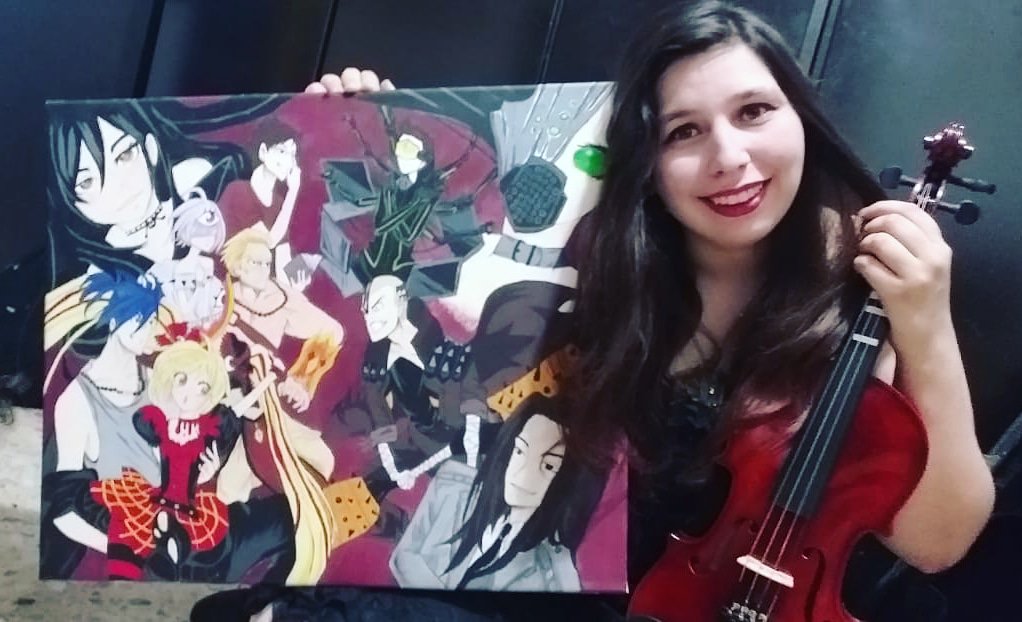 A_Hdz_F's tweet photo. Me quería tomar una foto con la temática del manga así que... Pues un violín es lo mas cercano que encontré
#Animemind #animemind2 #kalathras #lolweapon #tinta #manga #pintura #anime #lovewars #violinist https://t.co/tUDUlLZRzM