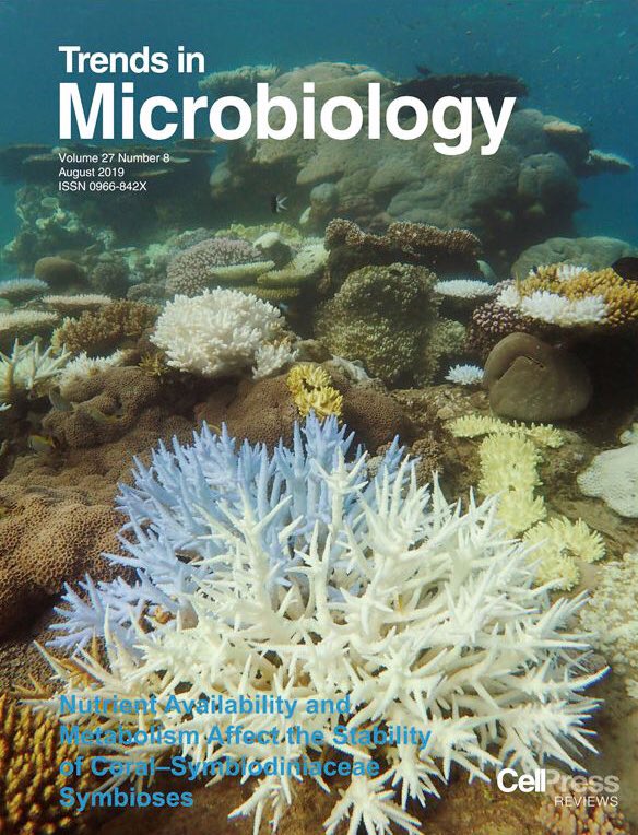 New review in print this week by @ReefLuke exploring what nutrient inputs to the marine environment influence coral bleaching severity. My photo from the inshore reefs around Russell Island during the 2017 bleaching event made it on the cover! <a href="/aims_gov_au/">Australian Institute of Marine Science</a> <a href="/RRRCcairns/">Reef&Rainforest RC</a> <a href="/nesptwq/">NESP TWQ Hub</a>