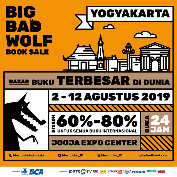 7 Rekomendasi Tempat Wisata Dekat Big Bad Wolf Jogja 2019 