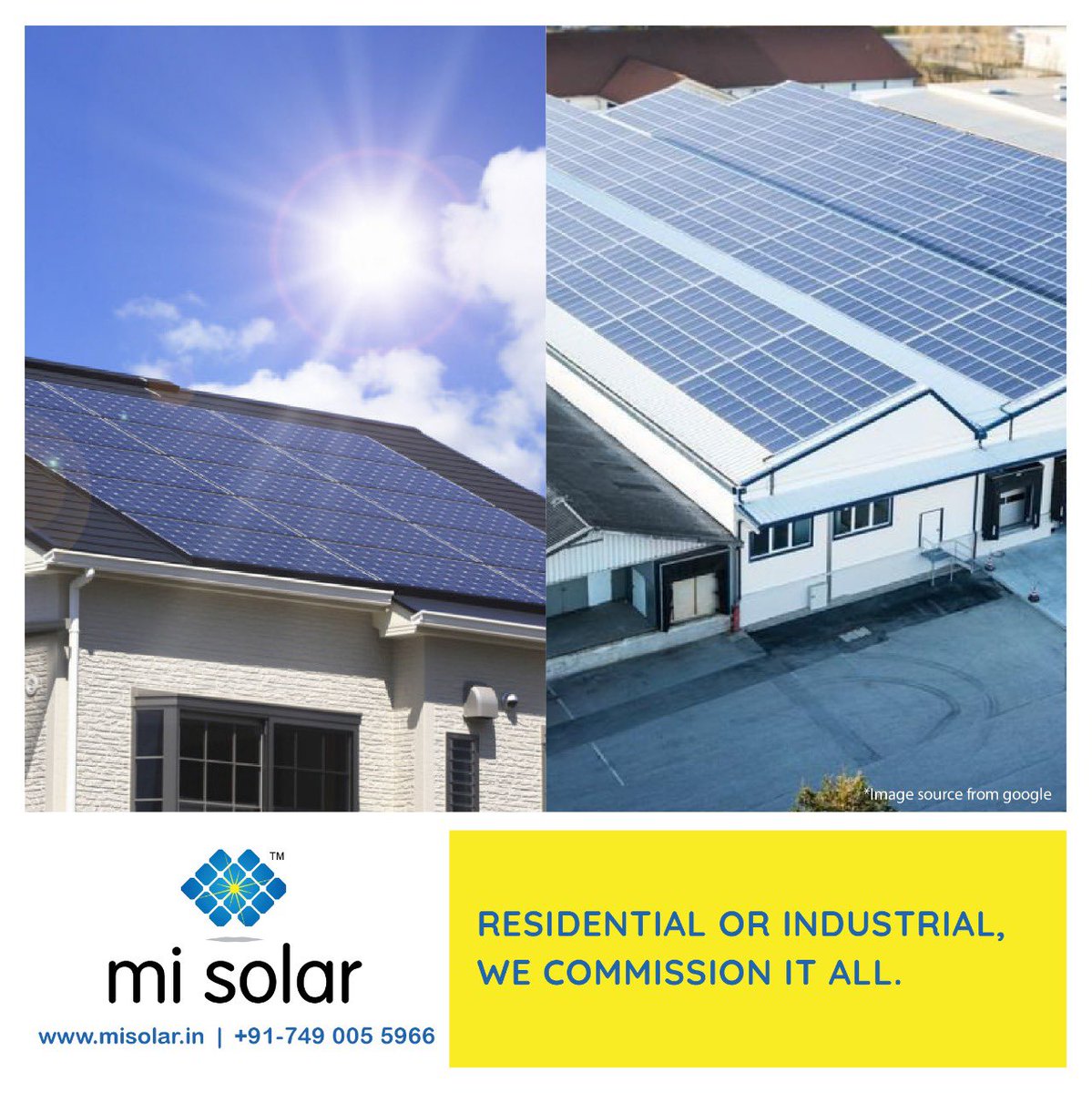 MISolarIndia's tweet photo. With experience and expertise, we offer turnkey Solar solutions for all kinds of energy requirements. Get in touch for more information.

 @misolar #misolar #solarenergy #sun #renewbleenergyresources #electricity #sustainableenergy #solarpower #industrial #residential #energyneed https://t.co/d5QxG5CESs