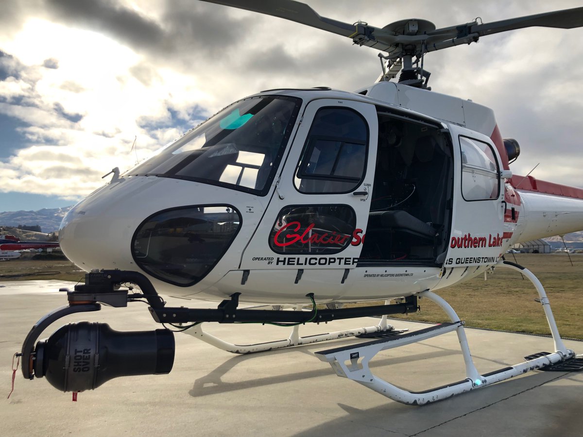 HeliQT's tweet photo. Could there be a new Hollywood movie on the horizon? What a great experience to see @shotovercamera and our aerial film specialists in action! 

#aerialfilming #shotovercamera #Queenstown #NewZealand  #helicopter #aerialspecialists #experts https://t.co/prhYtrKgOZ