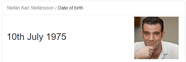 Happy birthday to one of the best men to ever roam the earth, Stefán Karl Stefánsson! 