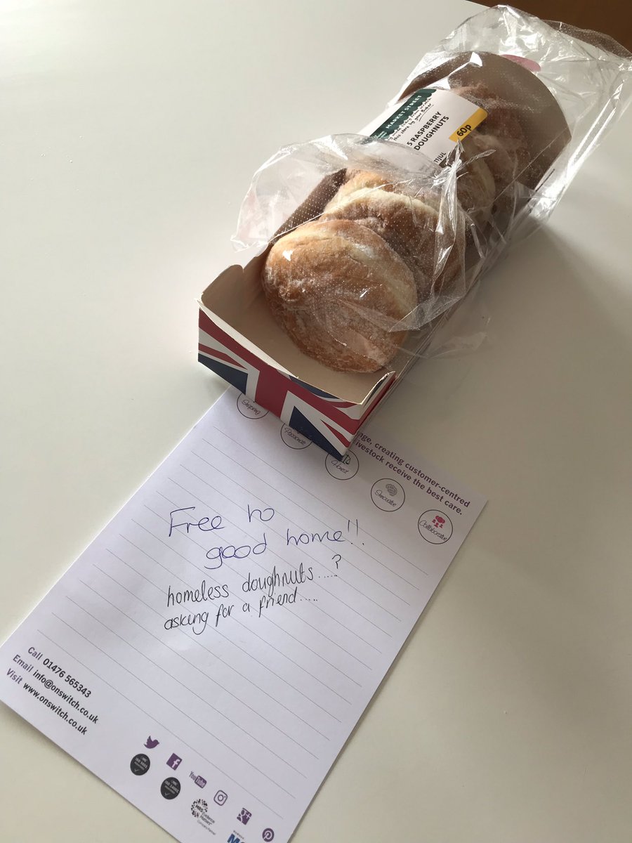 OnswitchLtd's tweet image. Anyone want a doughnut? 
Free to good home found in our Team  Kitchen 
#doughnuts
#TeamOnswitch 
Make time for a break a cuppa and a snack #happydays