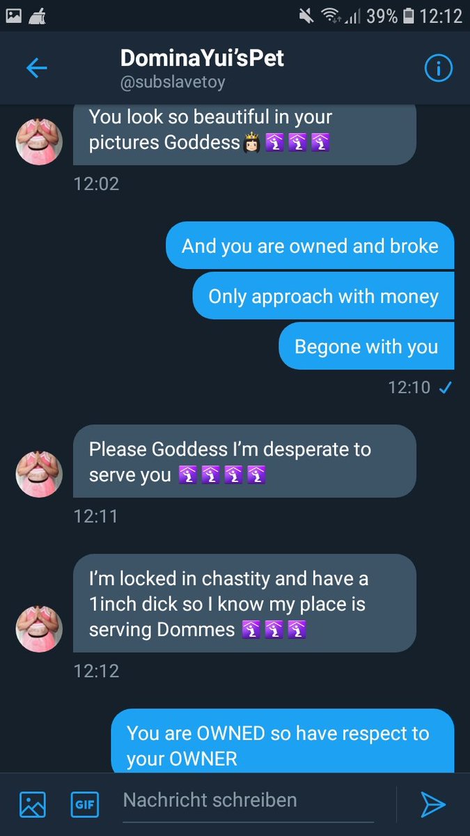 LadyCatfish2020's tweet photo. @DominaYui This is your pathetic little slave. WTF is going on today. 

#catfishfindom #timewaster #findom #paypig #finsub https://t.co/WObvnThj1a
