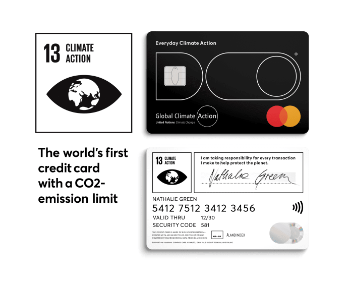 LealInes's tweet photo. Y si el límite de crédito de nuestra tarjeta fuese de #EmisonesCO2 y no 💵💶💰? @doconomy y @Mastercard habilitan un servicio de #BancaMóvil que permite conocer, reducir y compensar la #HuellaDeCarbono de nuestro #Consumo #CambioClimático #Agenda2030 https://t.co/dUWuG4wqeu https://t.co/8mSuvOuILE