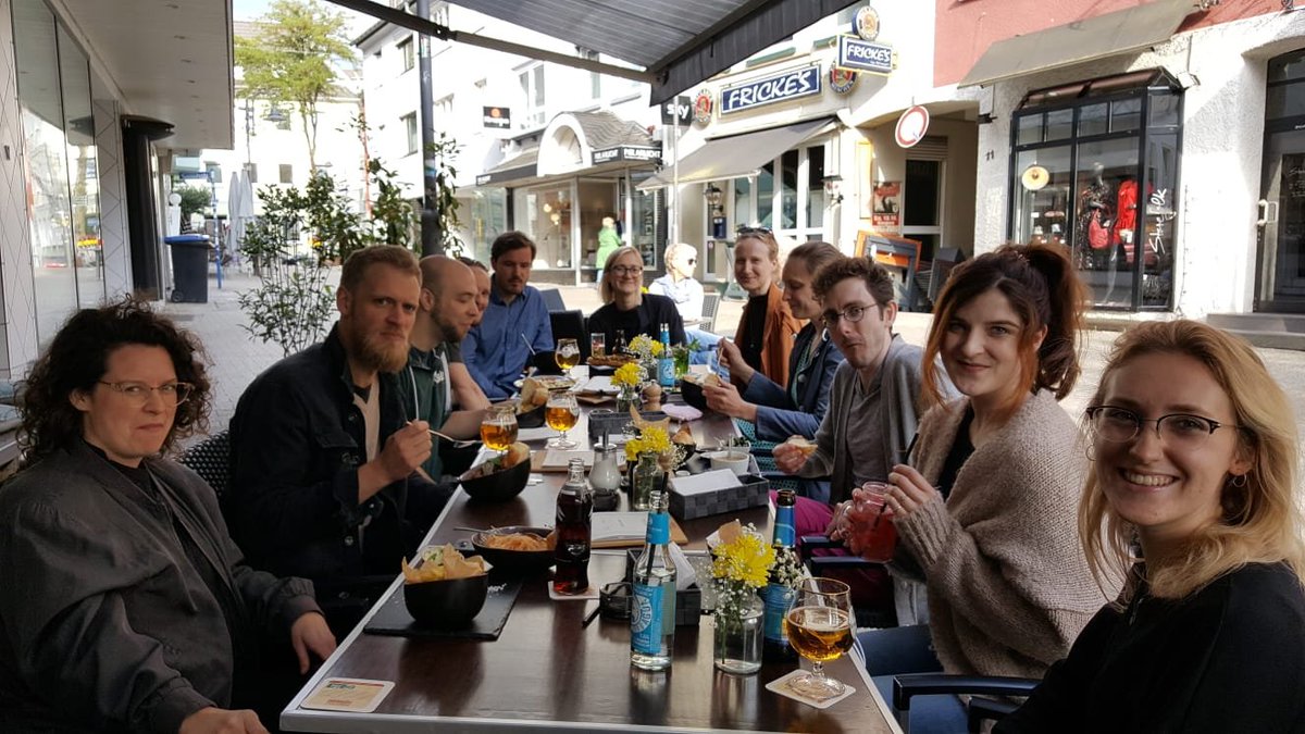 What a wonderful end of term get-together at Locating Media - have a relaxing and productive summer break!