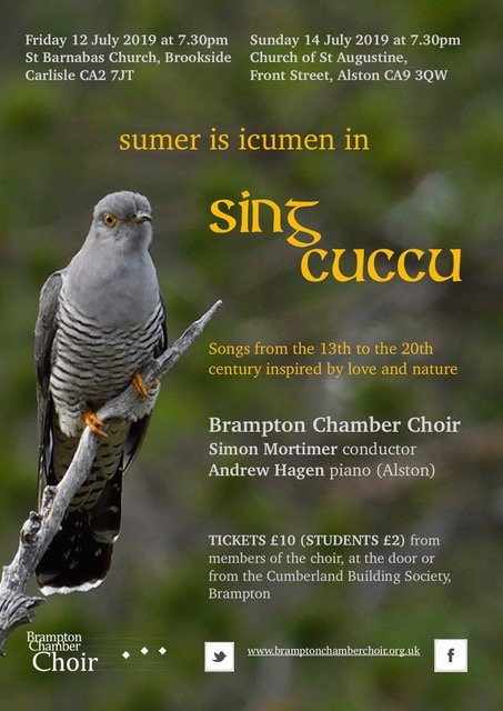 BramptonChCh's tweet photo. If you're in or around Carlisle - this Friday at St Barnabas' church!  Alston Moor people - Sunday at St Augustine's.  Be there!!  Tickets on the door. https://t.co/PyOxLBs1C0