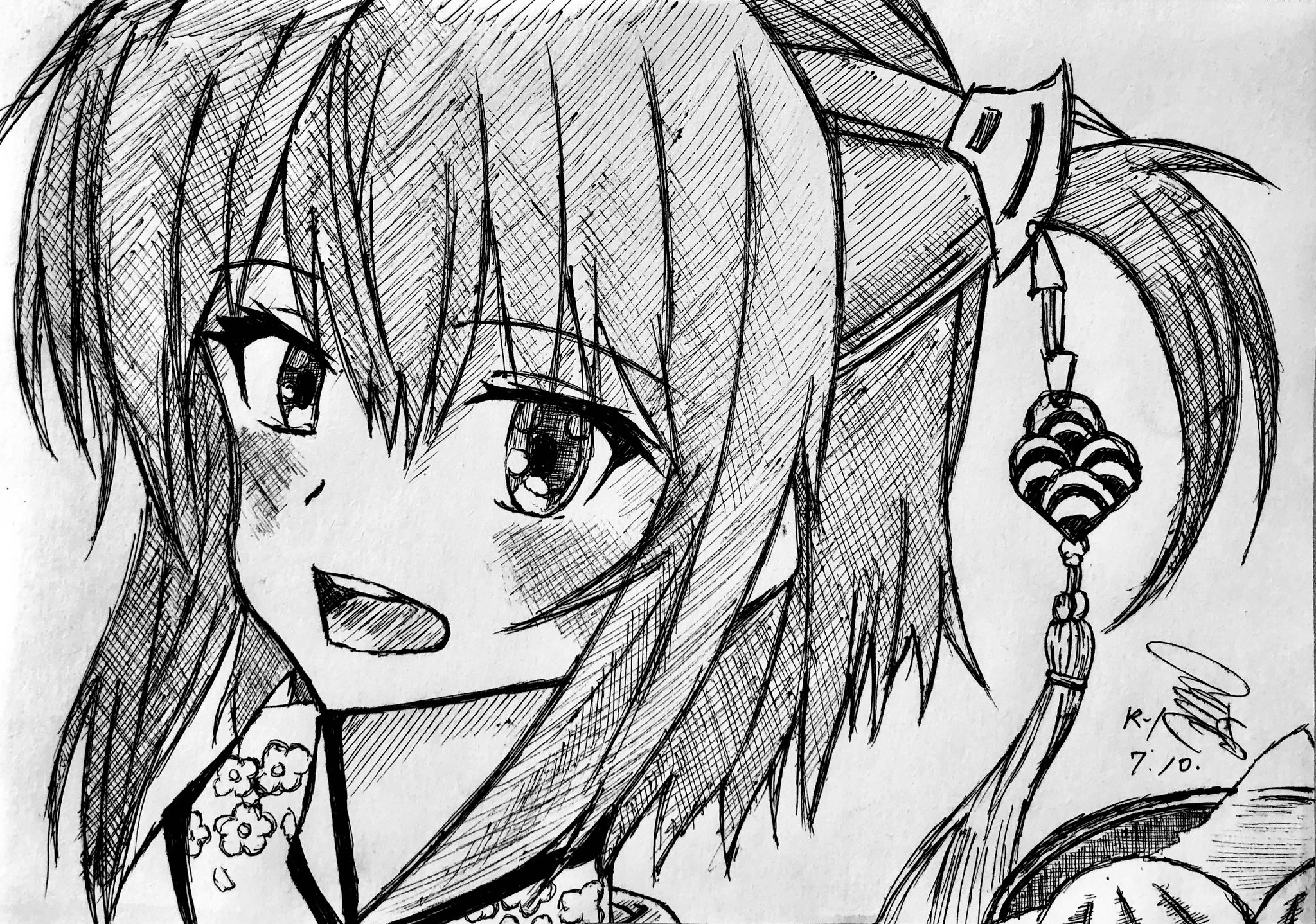 Lyu リュウ ぼくたちのかくめい 再 まだ続くぅ 今日の落描き 刀使ノ巫女 キャラ編 とじらじ パーソナリティで とじとも 一番のプレイヤーで刀使ノ巫女を世界一愛する我らが 本渡楓 ちゃん えーでちゃん が演じる 衛藤加奈美