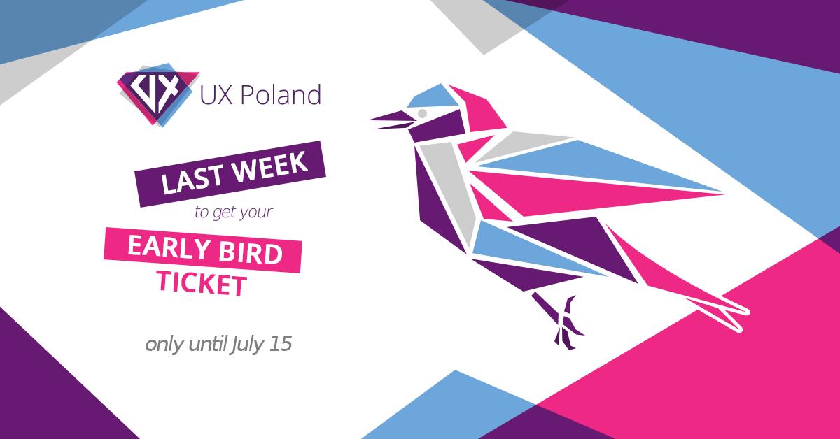 There is no need to explain 🙌
🎤 A lot of this year's speakers are already published. There is no time to lose! 
🎟️ Get your ticket and see you soon! bit.ly/UXPL19_tickets
#UserExperience #uxpl19 #UXPoland