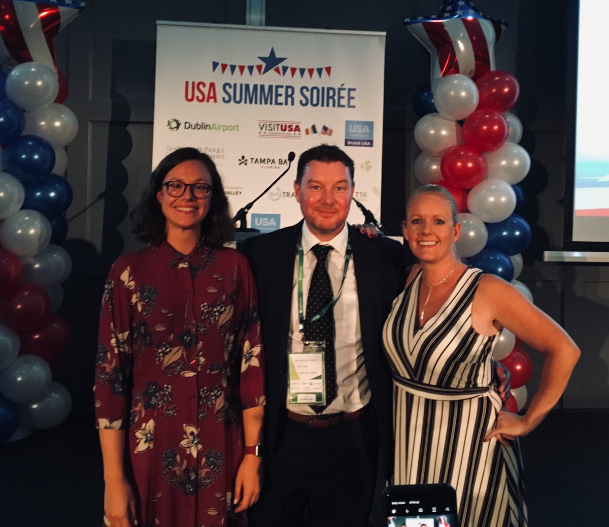 It was great to be at the Summer Soiree to celebrate travel between Ireland and the US! Many thanks to Brand USA (<a href="/VisitTheUSAuk/">Visit The USA</a>) for inviting us and great to see representatives from <a href="/USEmbassyDublin/">U.S. Embassy Dublin</a> there too!