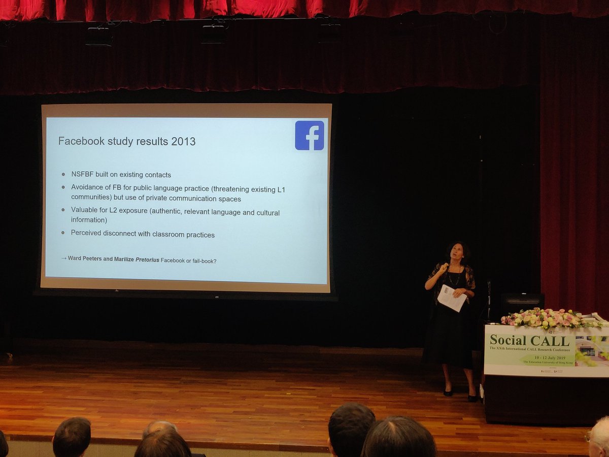 Ward_Peeters's tweet photo. How have we evolved since the dawn of the Web2.0? Dr. Antonie Alm on the past two decades of #CALL and the road ahead (+ a recommendation for a talk by yours truly) #CALL2019 https://t.co/eRwLEgMDal