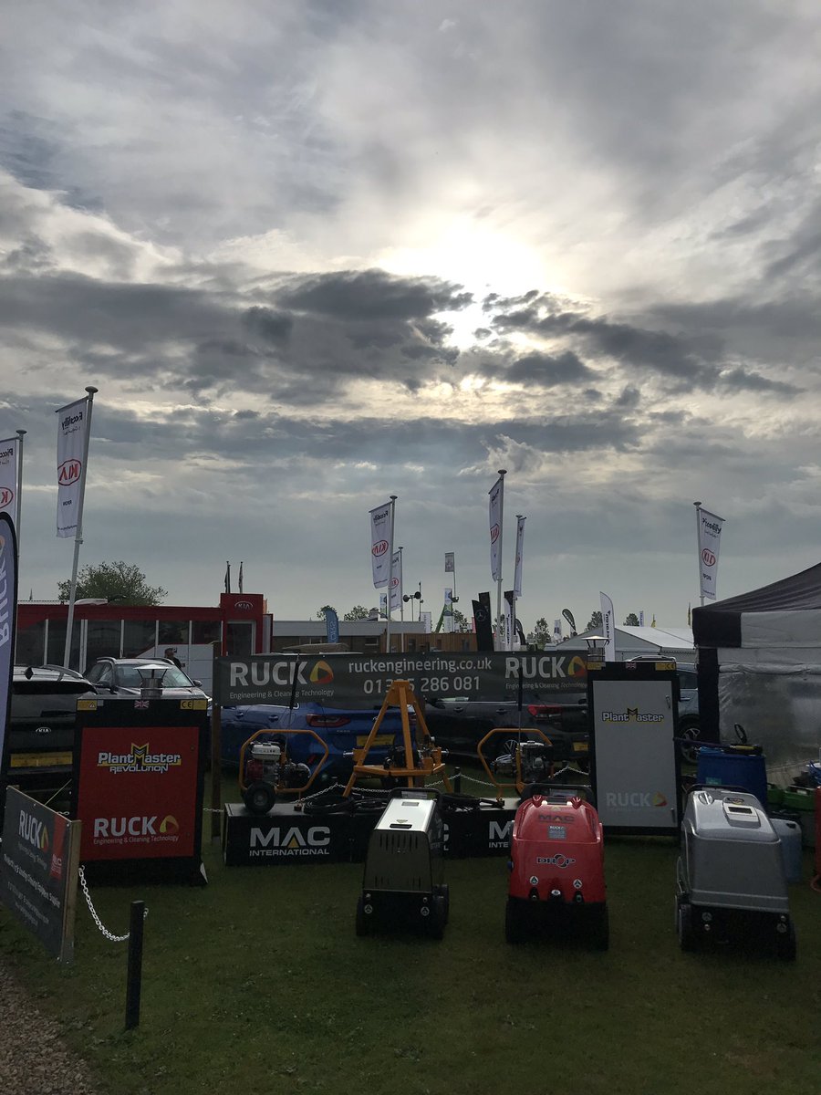 RuckEngineering's tweet image. Much brighter day today and the sun is even starting to come out. Why not pop down and see us on stand 721 if you looking for advice on your cleaning equipment. #greatyorkshireshow #pressurewasher #sweeper #scrubberdrier