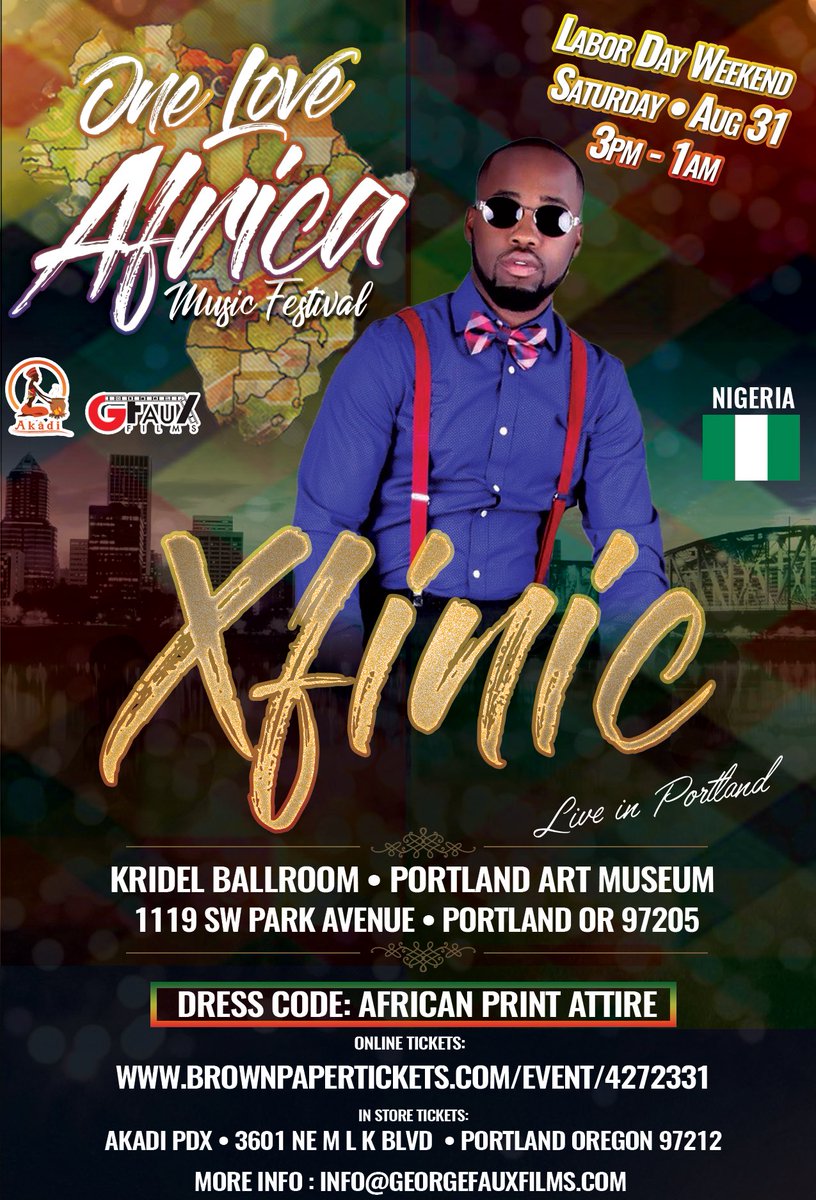 XFINIC's tweet photo. #Portland Aug 31th #anyanaani https://t.co/d5IzCCxweJ