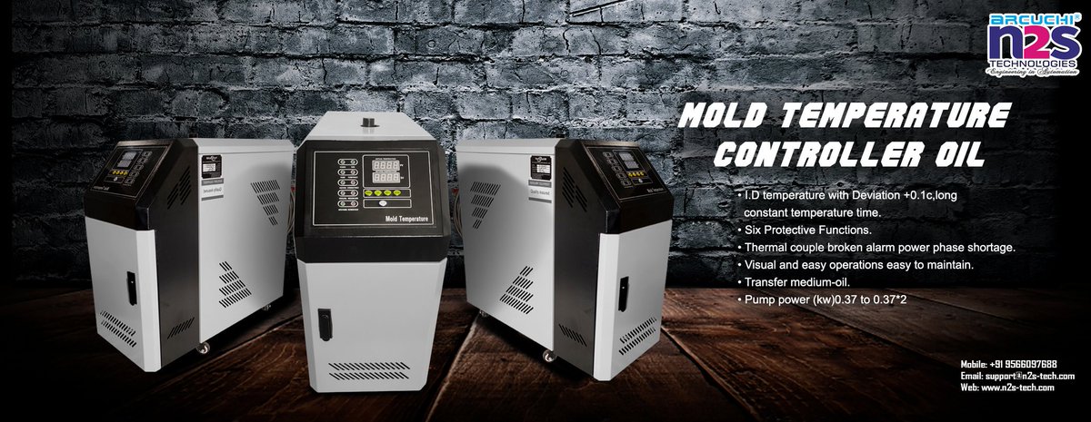 N2S_Tech's tweet image. #MoldTemperatureControllerOil

•I.D temperature with Deviation +0.1c,long constant temperature time.
•Six Protective Functions.
•Thermal couple broken alarm power phase shortage.
•Visual and easy operations easy to maintain.
•Transfer medium-oil.
#MouldTemperatureController