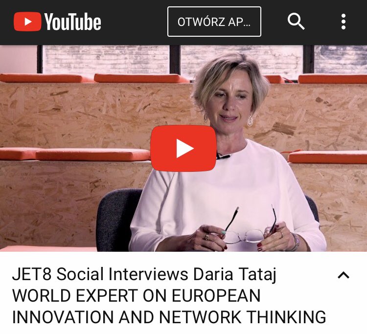 DariaTataj's tweet photo. 10 min interview 
#networks #leadership #NetworkThinking
#smartcity #Barcelona #Badalona 
#blockchain #platform #social #impact Enjoy watching thanks to #JET8 SOCIAL #DENCulture #democratizing #influence
@carlosgraulara  
@MWCapital 
@GSMA https://t.co/QtlyXoOW1n