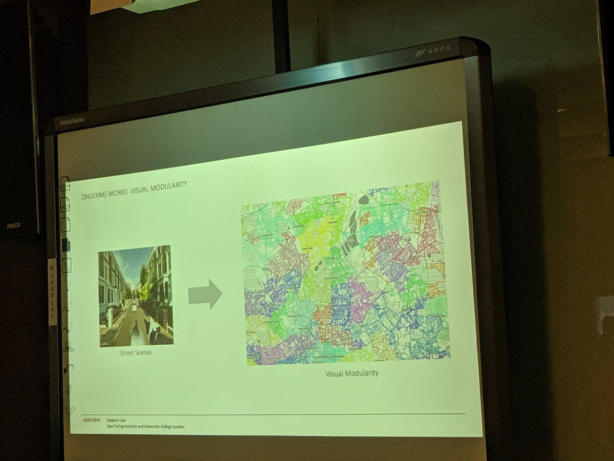 p_stamatis's tweet image. Very interesting presentation from @urban_stevie for #SpaceSyntax12 spoke about identifying neighborhood street characteristics using the not work connectivity metrics, I am really interested to see how he will continue that using the different image based features he proposed!