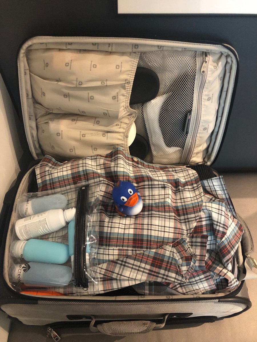dmerfeld's tweet image. Oliver and I are packing up. We’re leaving Bath today. Headed for London. #rubberDuck #bathEngland #hackingwithswiftlive