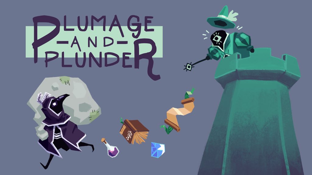 Cassie_Wyper's tweet photo. Come check out Plumage and Plunder at the @NUA_GamesArt stand at @DevelopConf! 
Five of us made this in just two days during this year’s @BrainsEden 
#games #DevelopBrighton #GamesJam #BrainsEden https://t.co/eoU71vWjmc