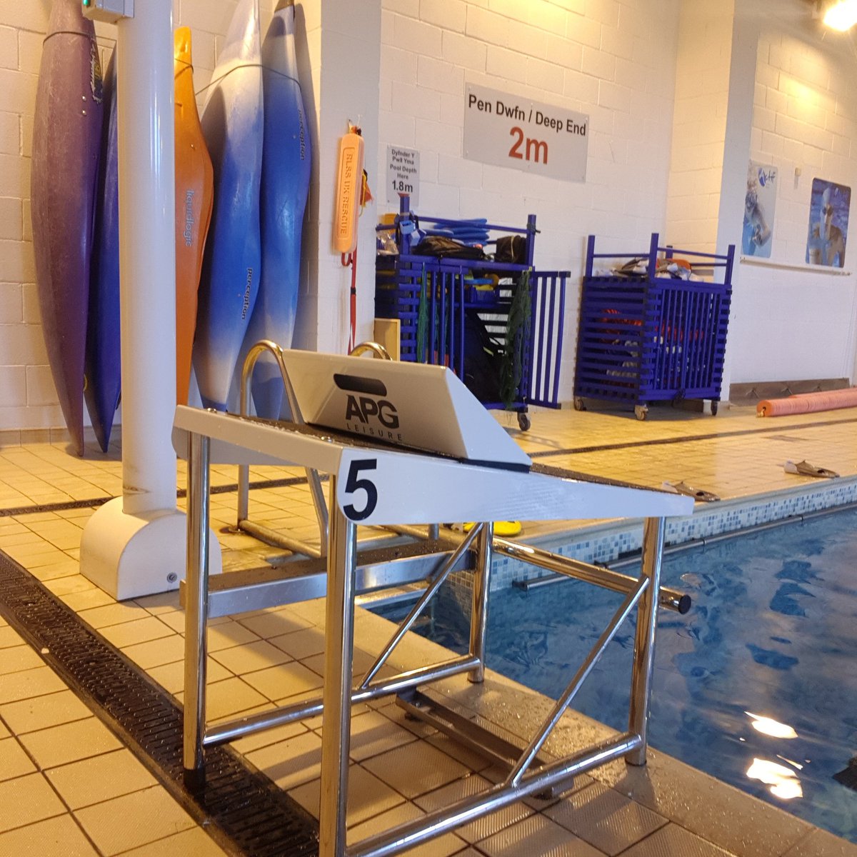 Great morning session using our new diving blocks. Thank you to everyone who helped us get these.