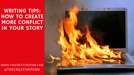 thecreativepenn's tweet photo. "Conflict keeps your readers engaged and turning the pages." https://t.co/A48b7ShMCt #writingtips #writing https://t.co/vdgFtmWq2e
