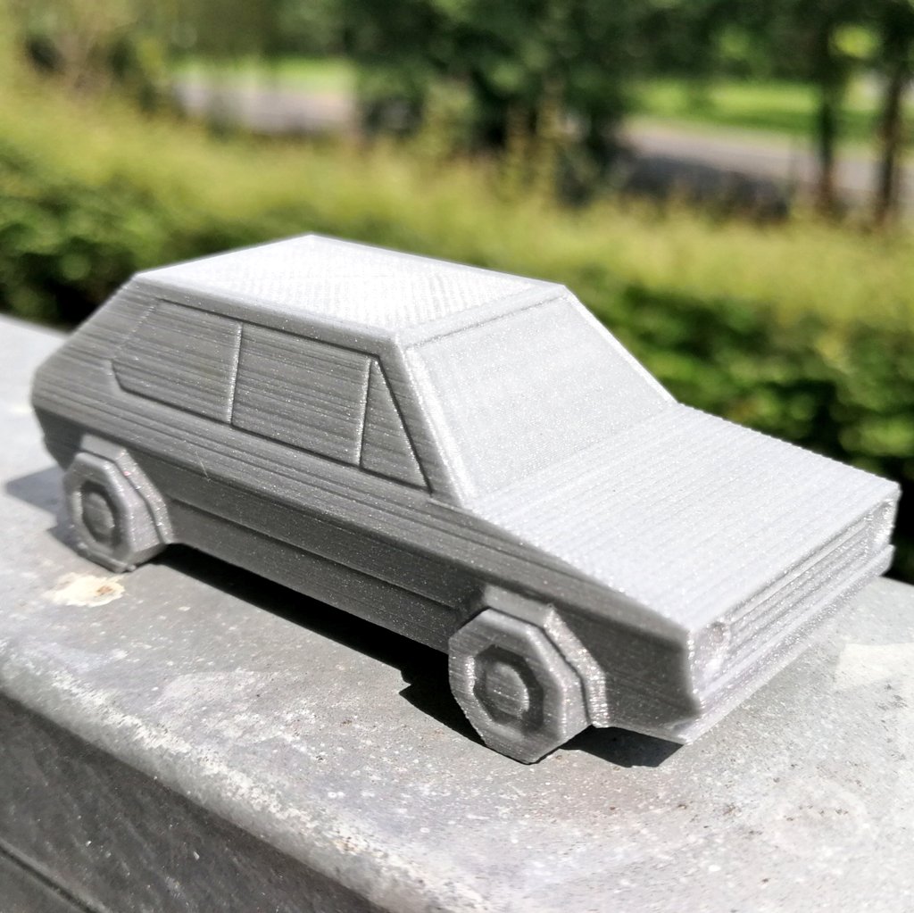 LayerPorn's tweet photo. Second test of the @FILO_ALFA ALFAPro Metallic Grey. This filament looks really great. Available soon 😉 Cool VW GOLF (Rabbit for the US) model by @flowalistik 👍🏻
#ALFATester https://t.co/AlENKT48oL