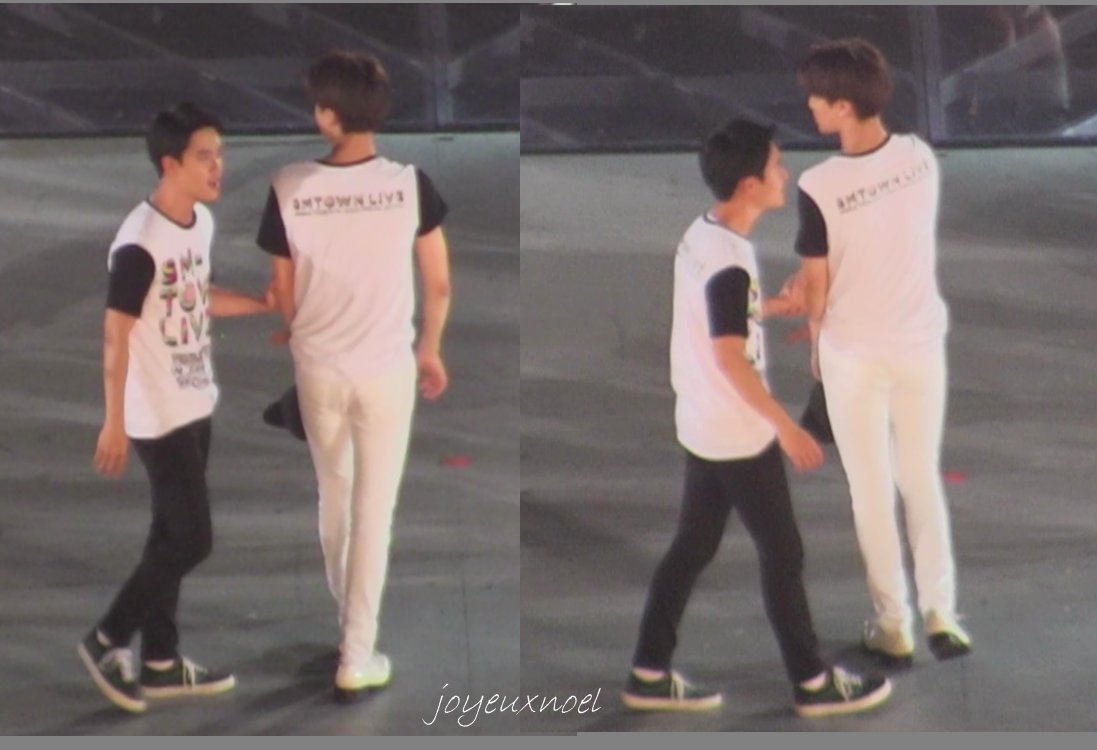 -150726 SMTown Osaka. Moments of "KyungRene" and "ChanJoy" among the fans. KaiSoo with interactions :) Note: the photo shoot of Kai, Taemin and Krystal is a trend in Naver. #MGMAVOTE  #EXO  @weareoneEXO