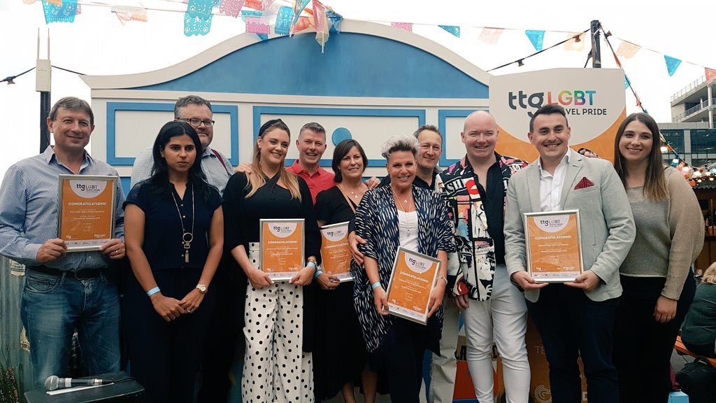 AWTEuk's tweet photo. From everyone at @AWTEuk 🎉🎉 CONGRATULATIONS 🎉🎉 on being @TTGMedia #TTGLGBT #TravelPride Champions! Progressive #DiversityandInclusion in our industry. Special mention to @LGJHX our very own Coms Director included in the winners #supportive #awteukdev2019 #equality https://t.co/8afCOpKY9c
