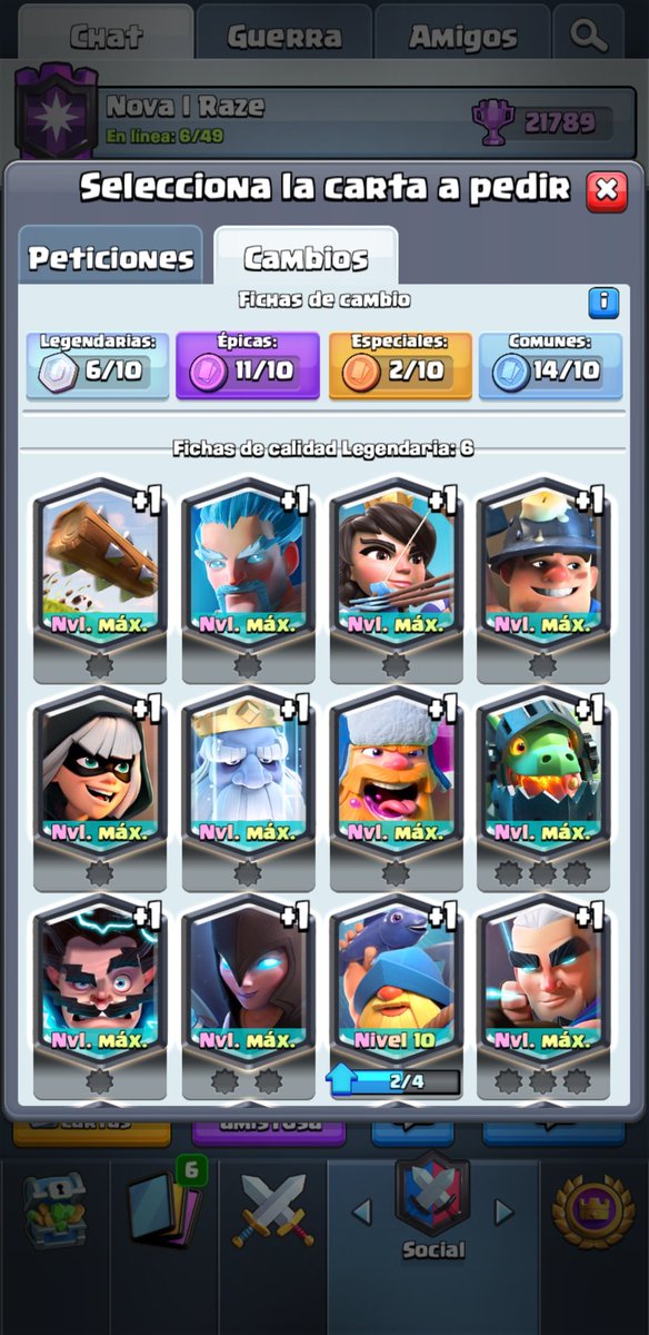 😎 Saquen los 🐟🐟 las demás están ⭐maxeadas 😊