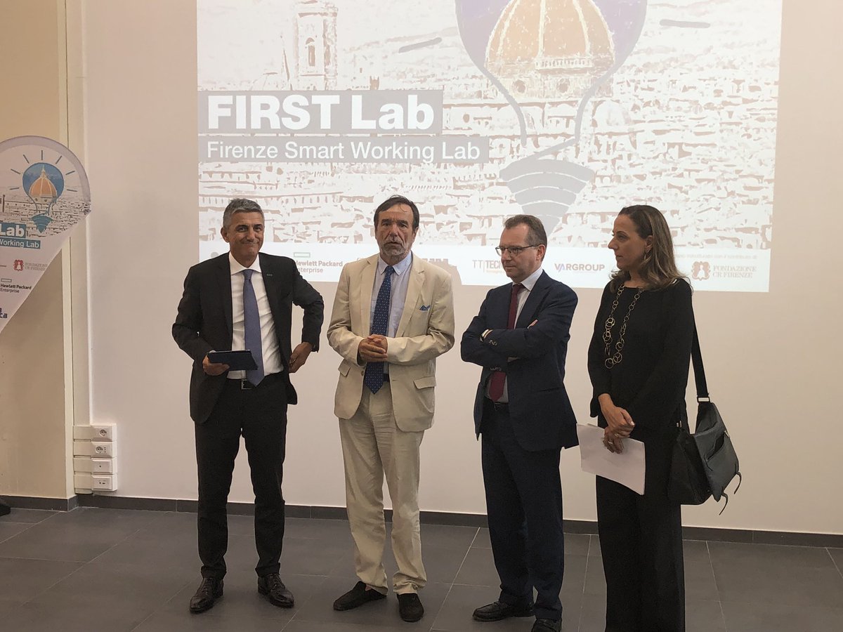 Pronti via con #inaugurazione #firstlab “spazio singolare integrato nella città, grande opportunità, concreta, per i nostri Giovani. Non c’è sviluppo e trasformazione #digitale senza formazione di qualità” #Firenze