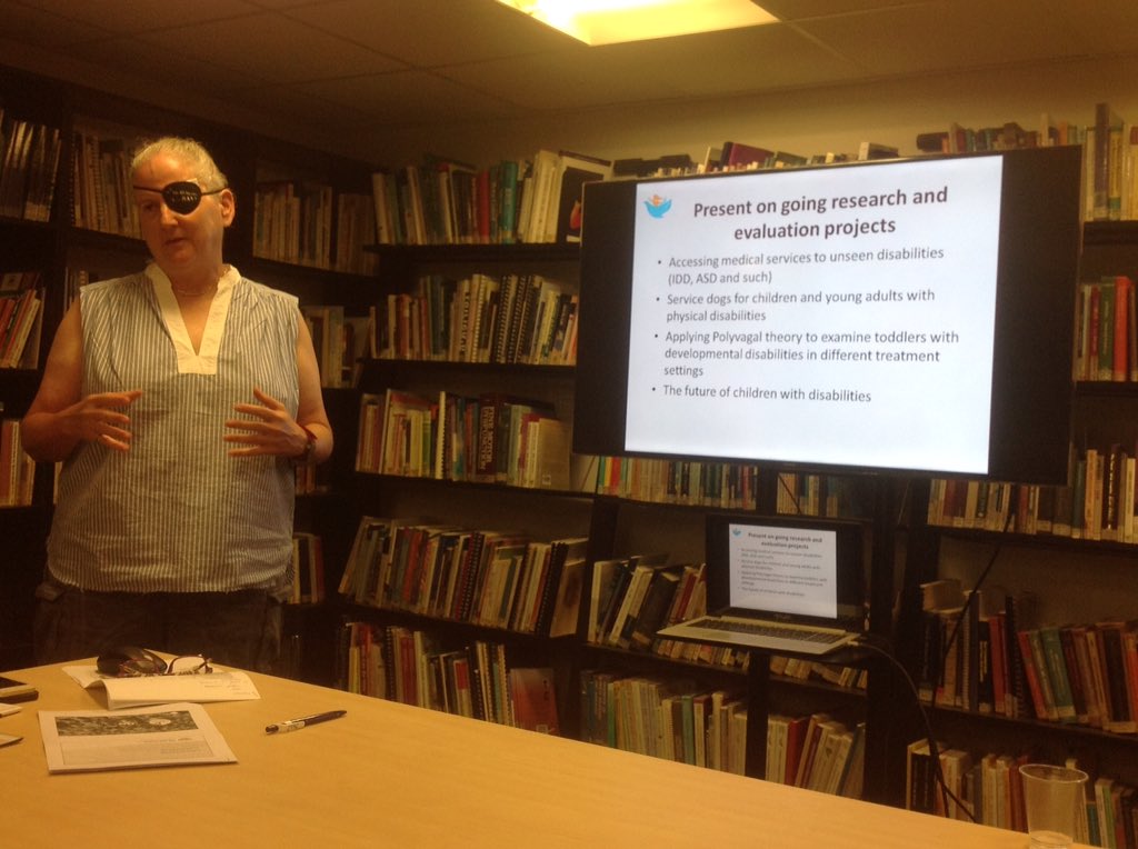 SimonGear's tweet photo. Current research focus areas of @BeitIssie, as described by their head of research and evaluation, Dr Donna Roth. The org also established the Sindian Centre, the first early intervention centre in Israel's Arab sector. #safhu @researchnewsaf https://t.co/l9lbpcGep7