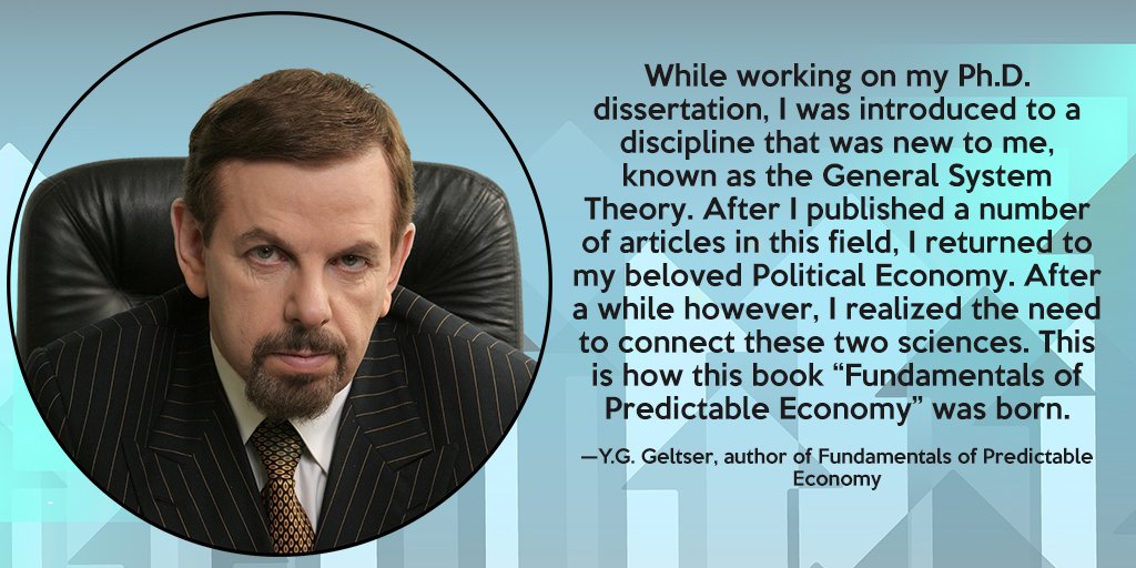authorygeltser's tweet photo. Author Y.G. Geltser on what inspired him to write his book entitled “Fundamentals of Predictable Economy: Economy from the Standpoint of General System Theory”
To purchase the book, click here: https://t.co/OADsguUtKI
#PredictableEconomy #ToplinkPublishing #author #writer https://t.co/vZ08m33K2O