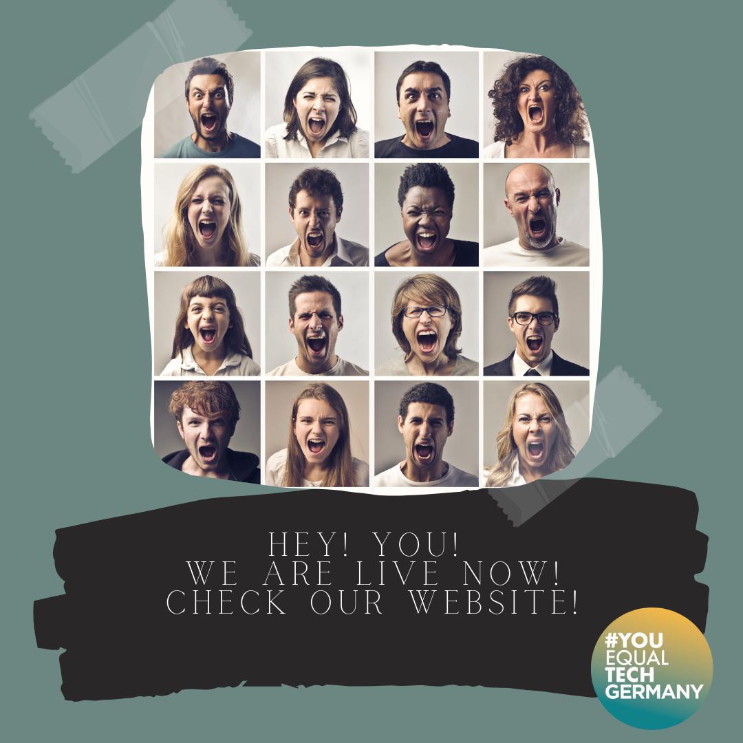 YETGermany's tweet photo. We are live now! Be one of the first visitors of the #YETGermany website! https://t.co/qzbgwlNBvs
#Diversity #Inclusion #YouEqualTech #YouEqualTechGermany #YETGermany @MortimerSpinks @HarveyNashDE @YouEqualTech https://t.co/rreUSiC5hT