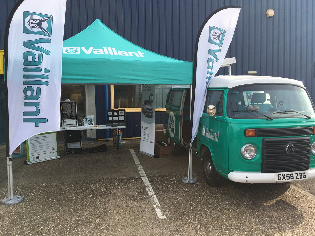 josalt72's tweet photo. Come and see us today at @CityPlumbingUK Northampton today 💚❤️@vaillantuk @glow_wormclub @WharmbyBrett @SteveWatts_GW https://t.co/a6qIUdDWEq