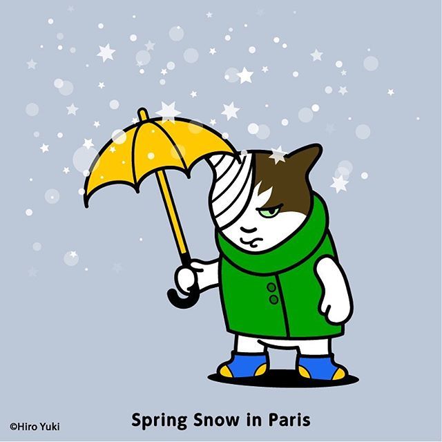 Hiroyuki_Studio's tweet photo. Spring Snow in Paris🌨🐈 #paris #springsnow #umbrella #springsnows #character #characterdesign #characterart #mangaart #drawing #contemporaryart #doodle #cat #art #cats #kumbi #inadream #catofinstagram #cats_of_instagram #capa #hiroyukistudio #catlove … https://t.co/1f604iV73N https://t.co/4Mhj9c7pcS