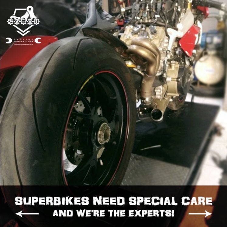 skylineautopune's tweet photo. Superbikes are a priced possesion and of course, you ought to want the nothing less than the best servicing possible for it. Who better than the superbike experts then! 
For Appointment Contact - 02025448703/ 8378969196 
#Skyline #SkylineAuto #SkylineAutoSolutions #bikeservicing https://t.co/oCnE1uFYKG